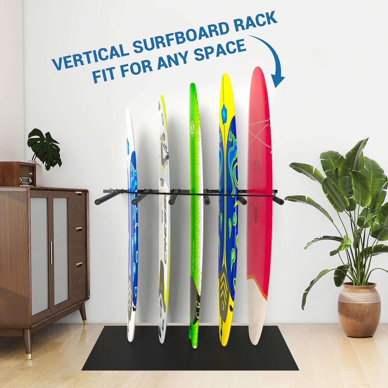 Soporte Vertical para Tablas de Surf LXVOOEE 6 Brazos