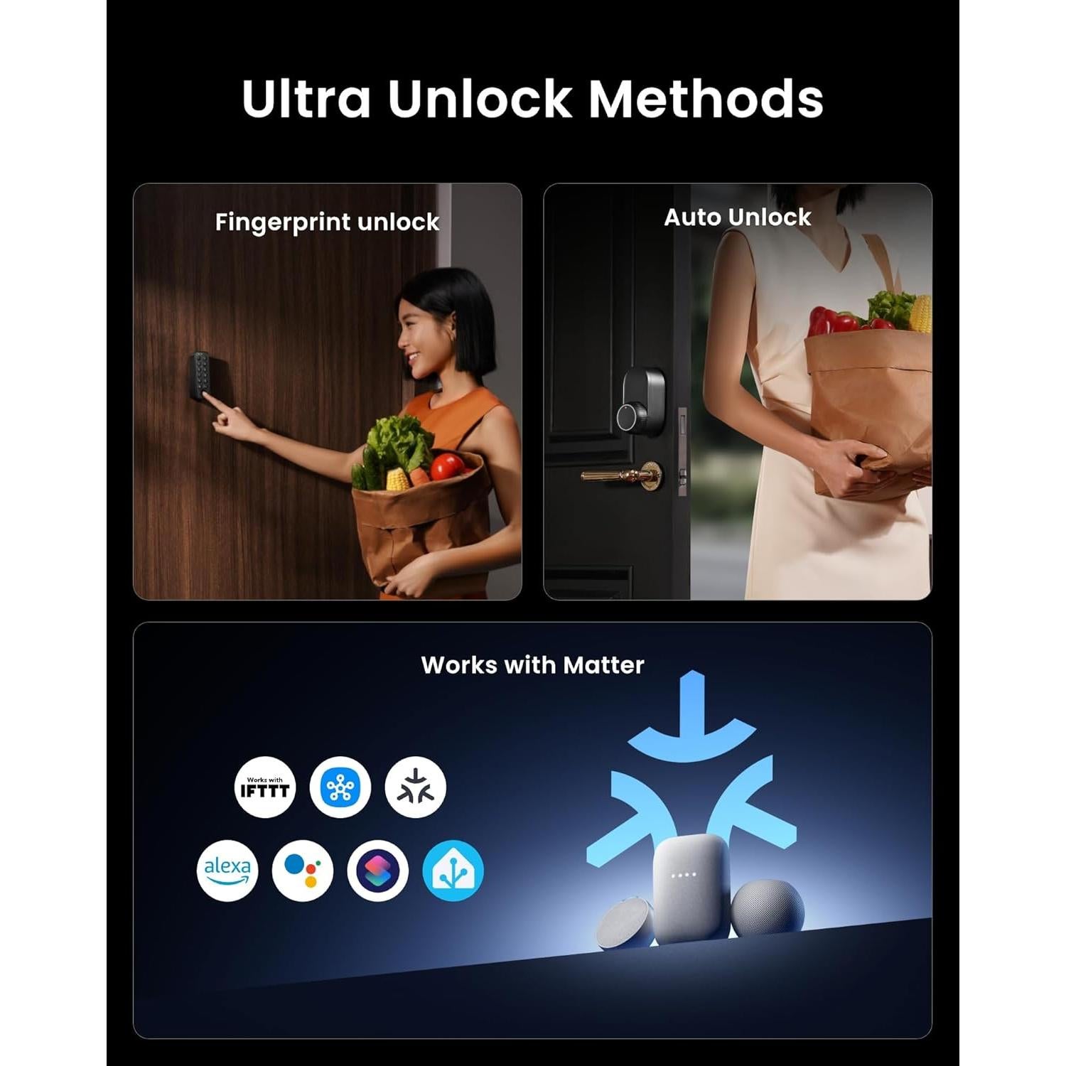 Cerradura Inteligente SwitchBot Ultra con Teclado y Huella