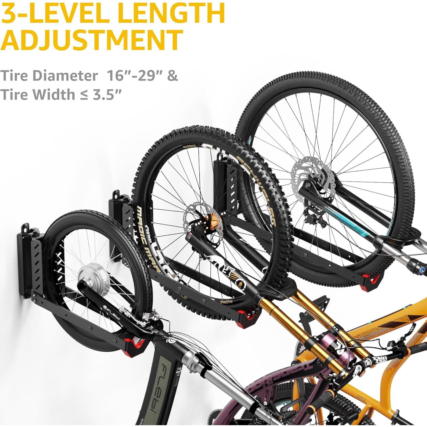 Soporte de Pared para Bicicleta monTEK Giratorio 35 kg