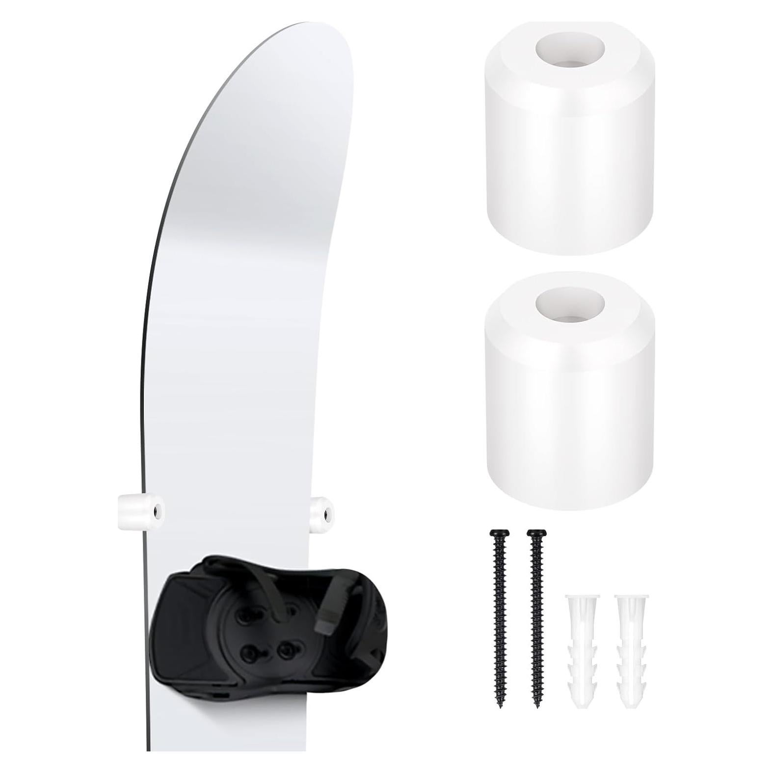 Soporte de Pared para Snowboard Rolitwils - 2 Piezas Blancas
