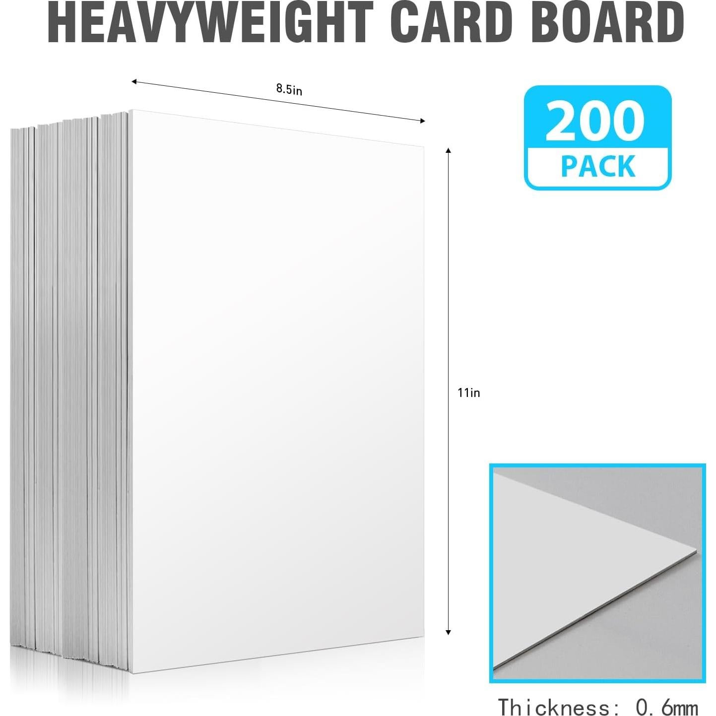 Set de 200 Tableros Organizadores de Tela XINGTS 19.05x26.67cm