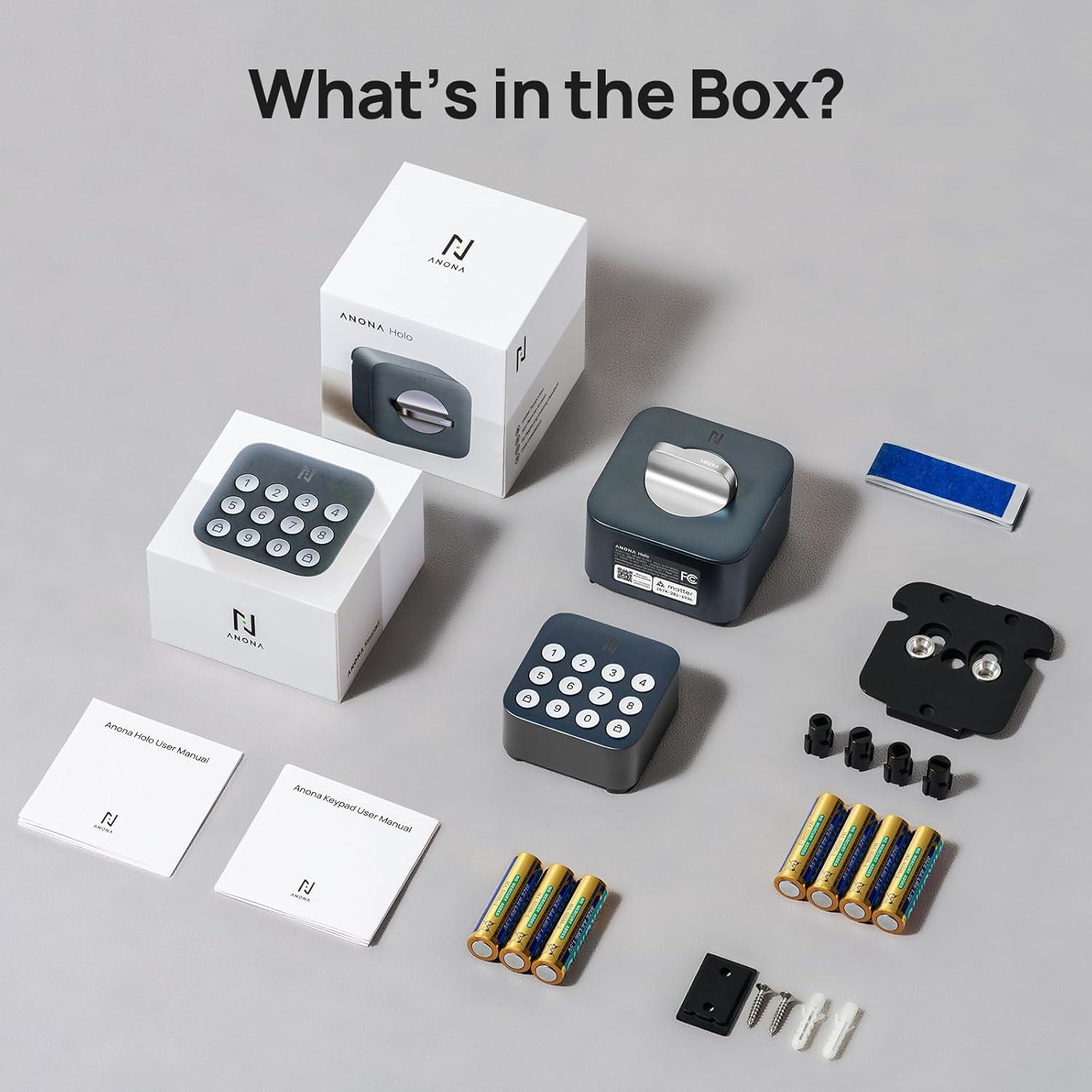 Cerradura Inteligente Anona Holo Wi-Fi con Teclado y Auto-Bloqueo