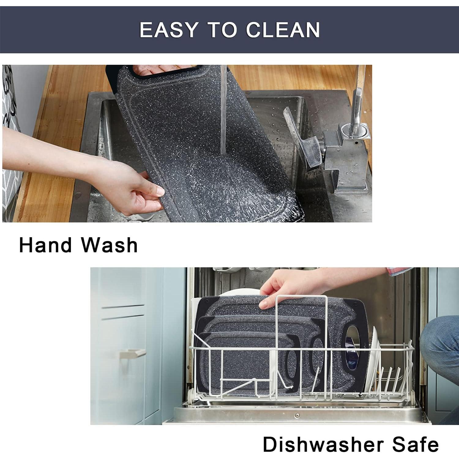 Juego de Tablas de Cortar Viretang 3 Piezas XL Antideslizante