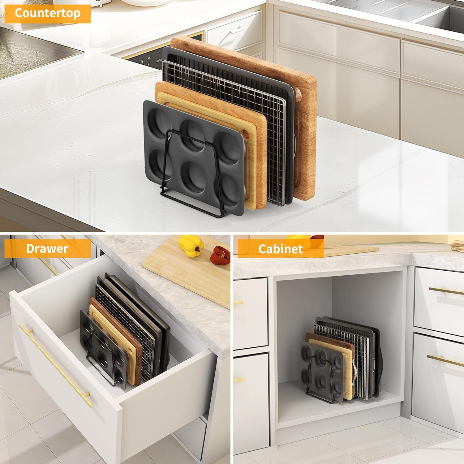 Organizador de Cocina LAEMYFYRE para Tablas de Cortar Grande