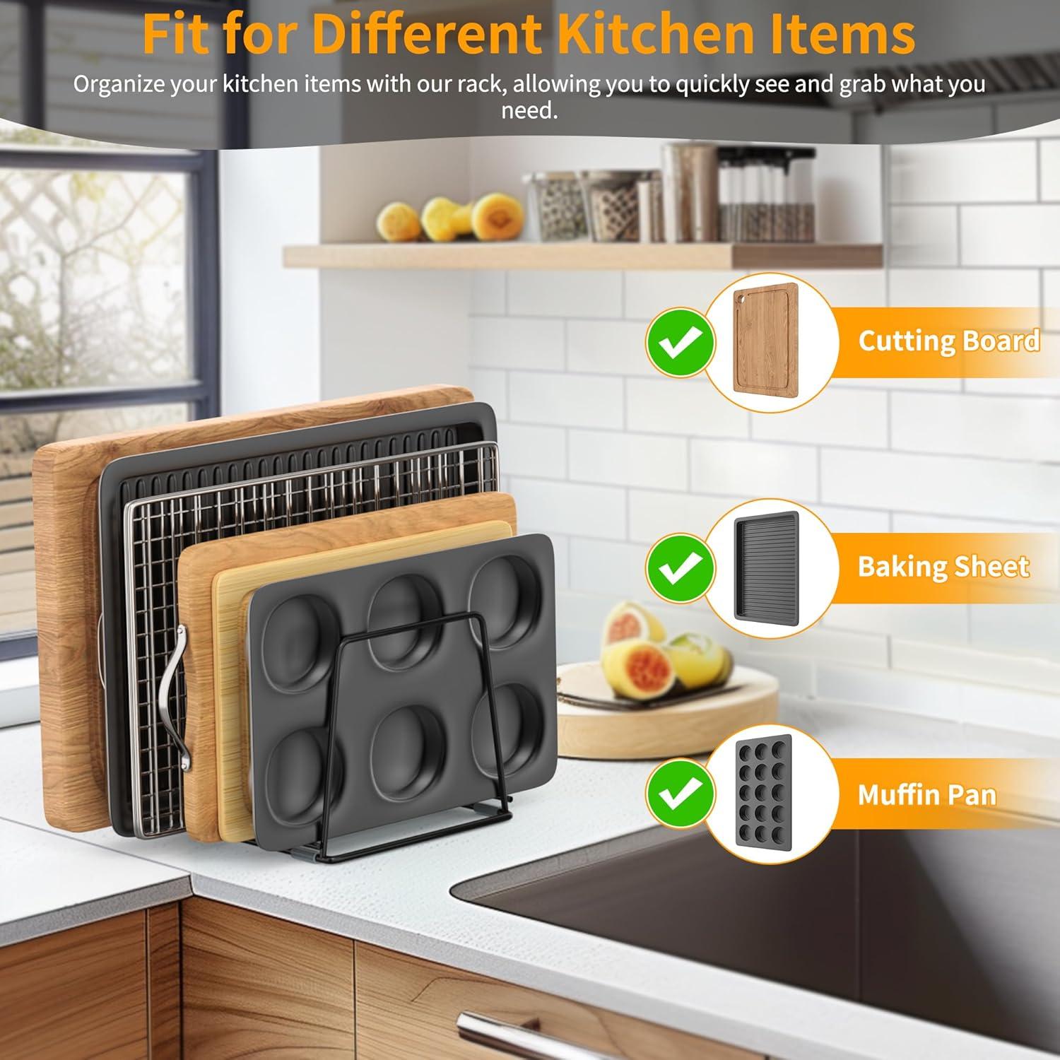 Organizador de Cocina LAEMYFYRE para Tablas de Cortar Grande