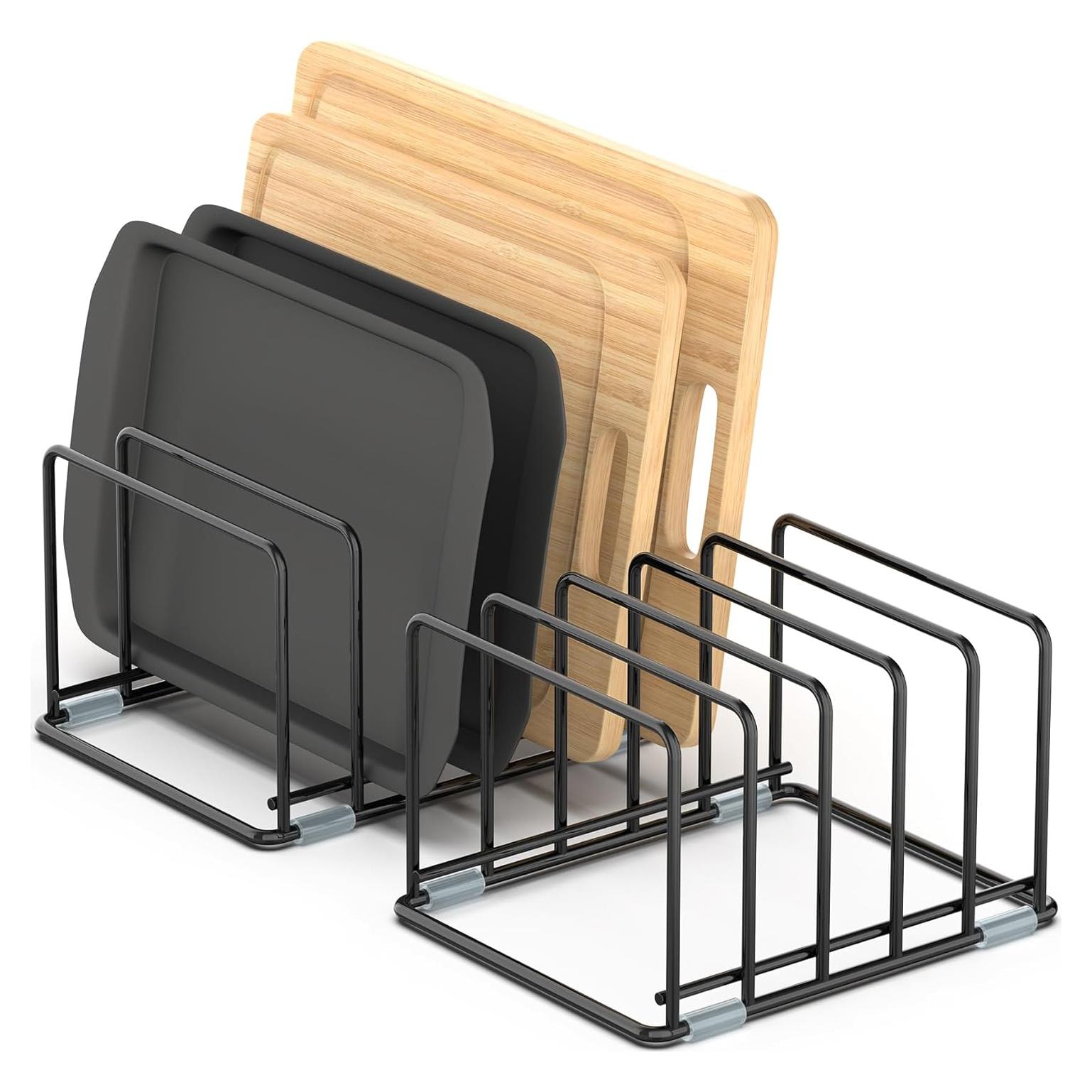 Estante Organizador de Cocina VAEKUCEAN 5 Capas Negro Mediano