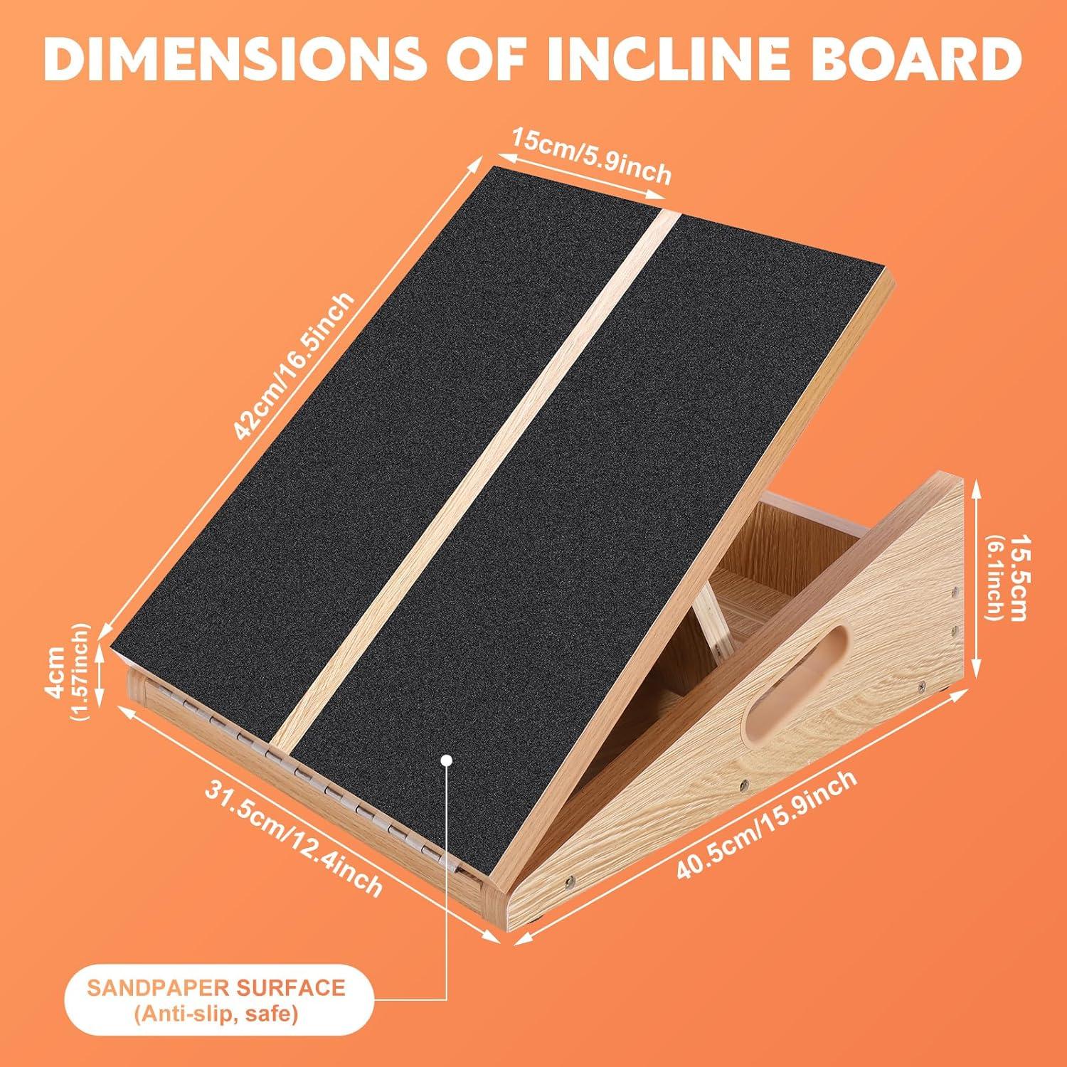 Tablero Inclinado de Estiramiento jjshund Ajustable 5 Ángulos