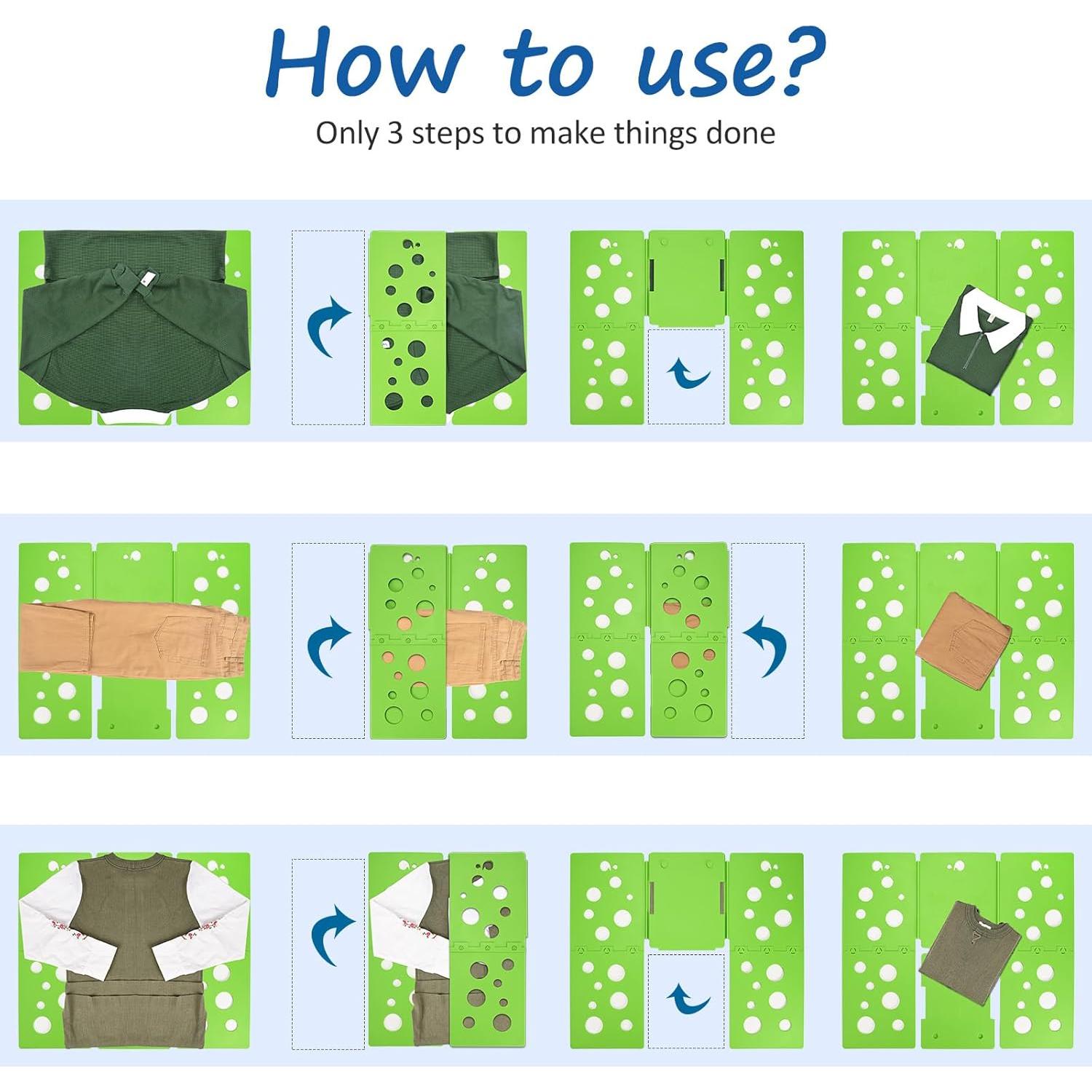 Tablero de Doblado de Camisas BoxLegend V5 Verde 30.48cm