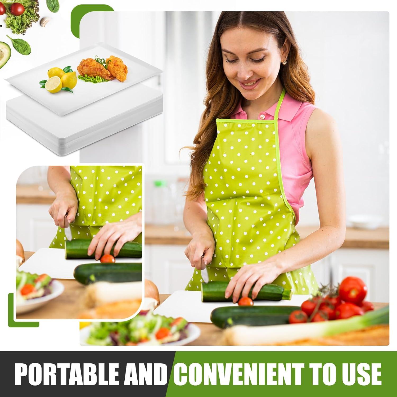 Hushee 60 Hojas de Tabla de Cortar Desechables 24.8 x 33 cm