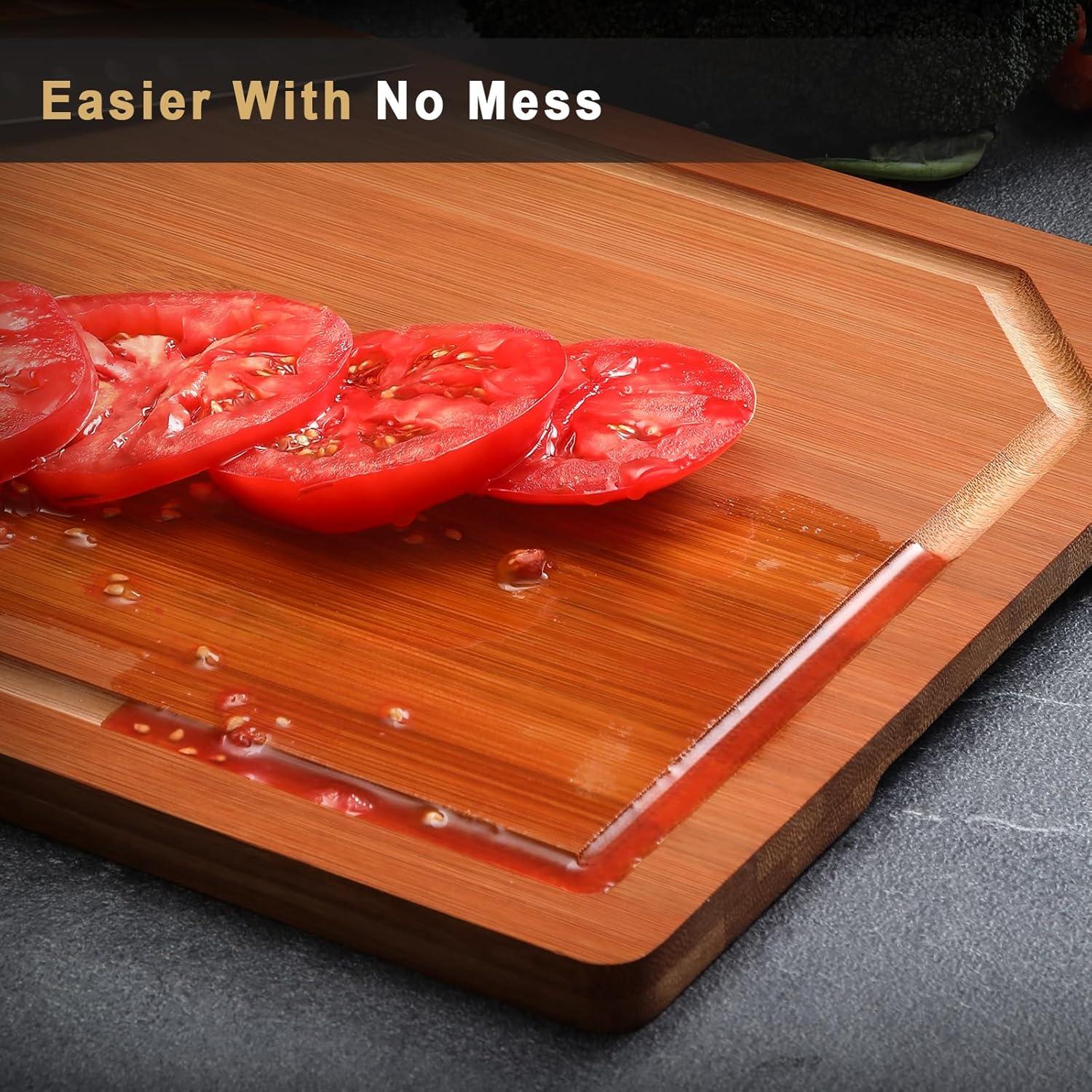 Set de 4 Tablas de Cortar de Bambú Carbonizado Hiware