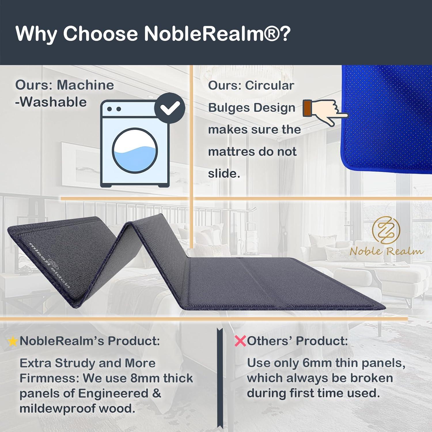 Tablero Bunkie NobleRealm 58.5x80 cm Reina Soporte Colchón