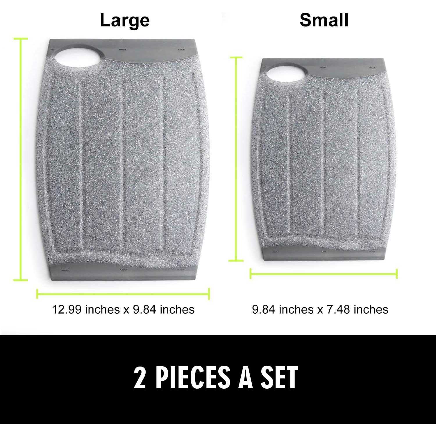 Juego de 2 Tablas de Cortar Ginkick Antideslizantes 32.9x25cm