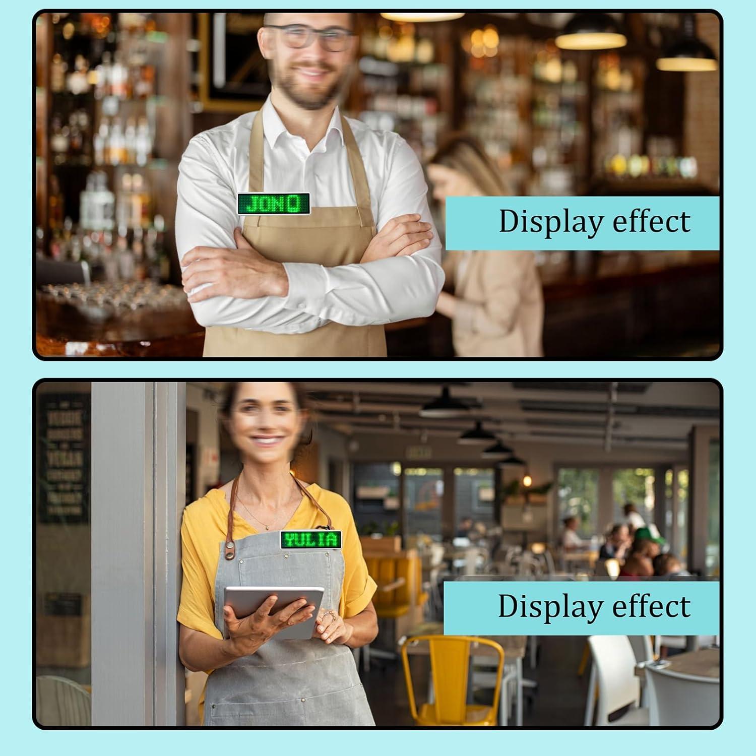 Insignia LED Verde TOP COLOR TRADE para Restaurante y Fiesta