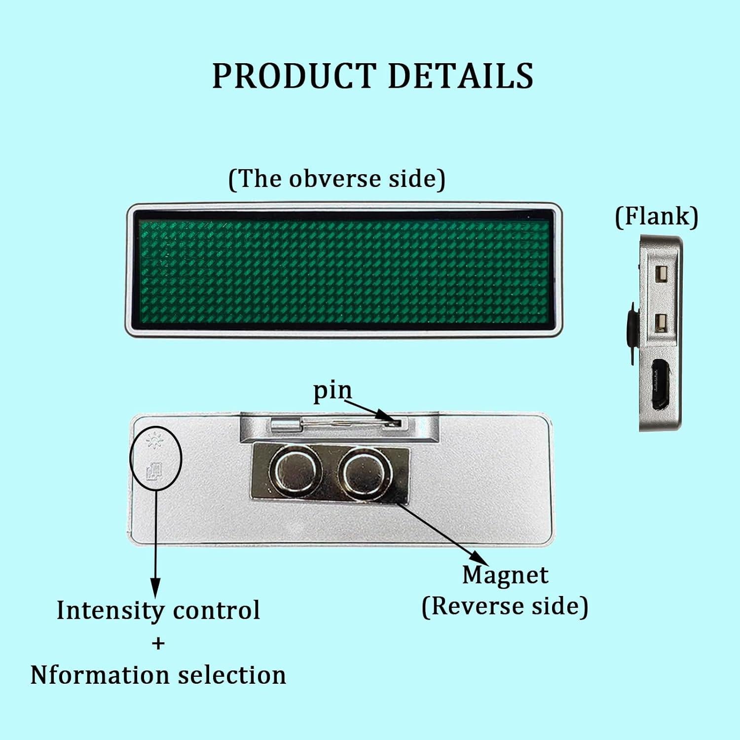 Insignia LED Verde TOP COLOR TRADE para Restaurante y Fiesta