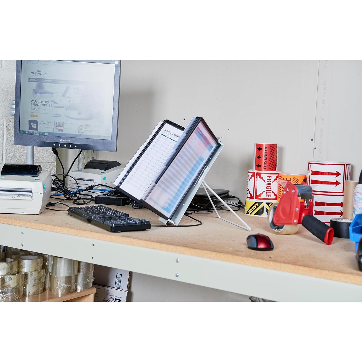 Sistema de Referencia Expandible Durable Instaview 10 Paneles Negro