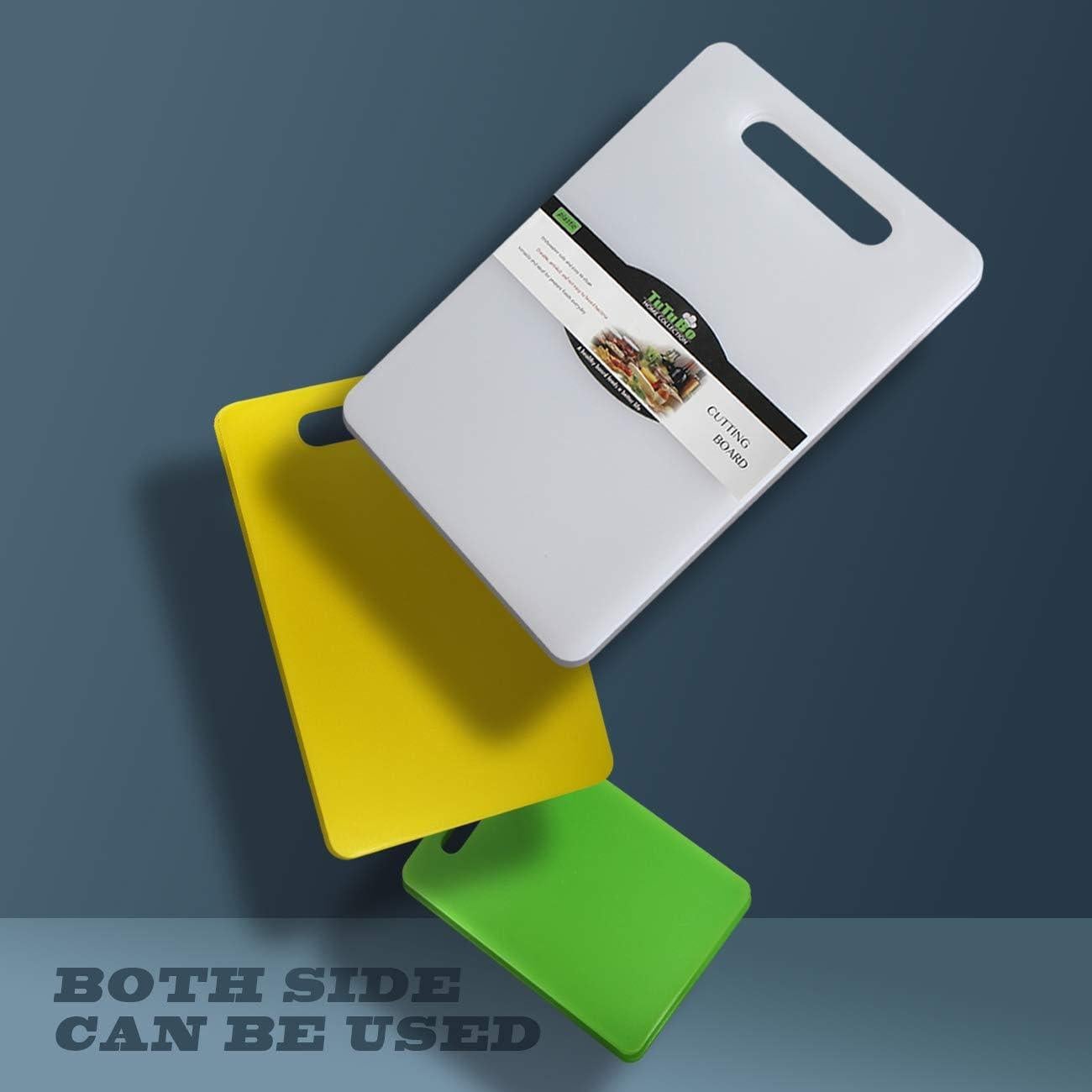 Tabla de Cortar Fotouzy Grande 39x25 cm Antideslizante PP Negro