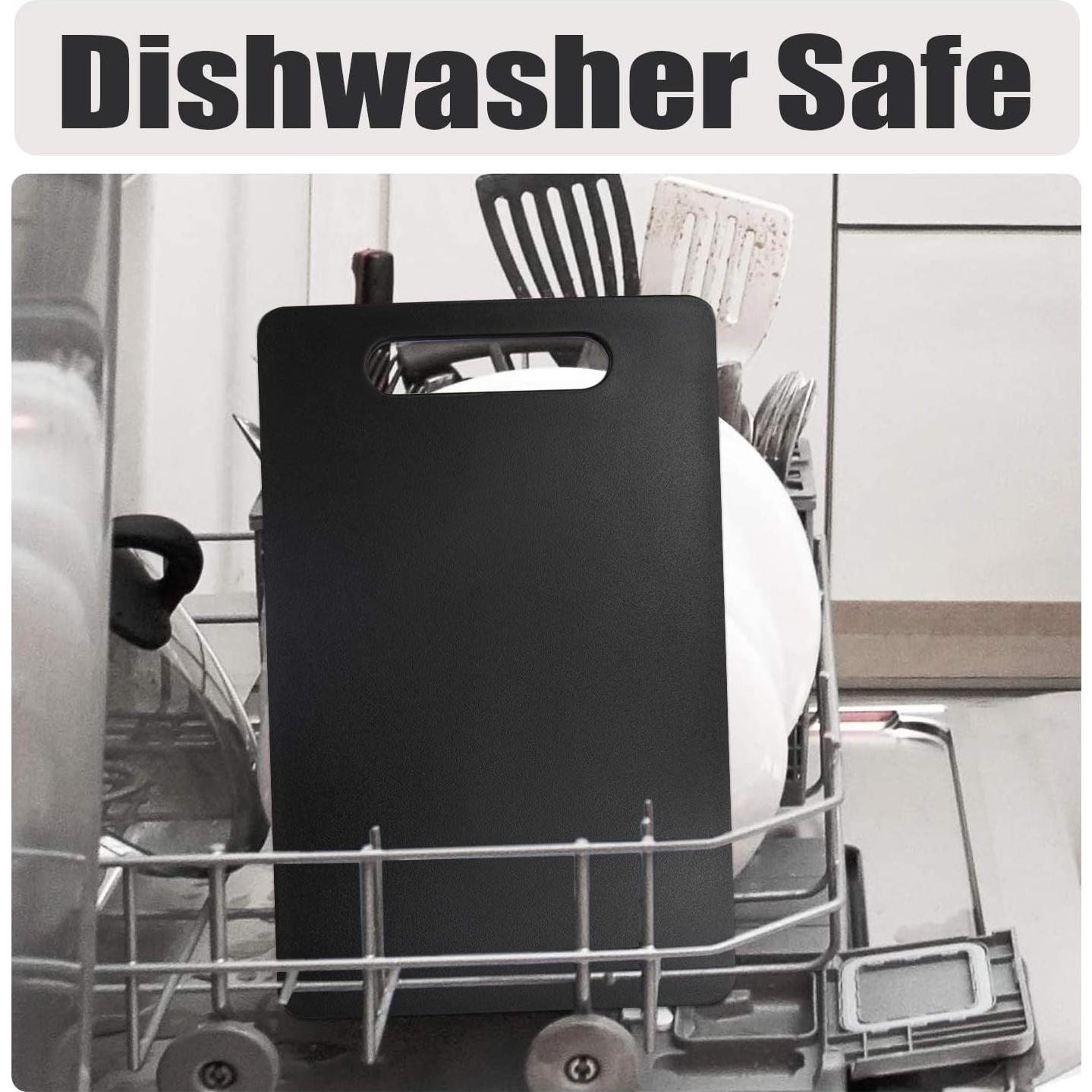 Tabla de Cortar Fotouzy Grande 39x25 cm Antideslizante PP Negro