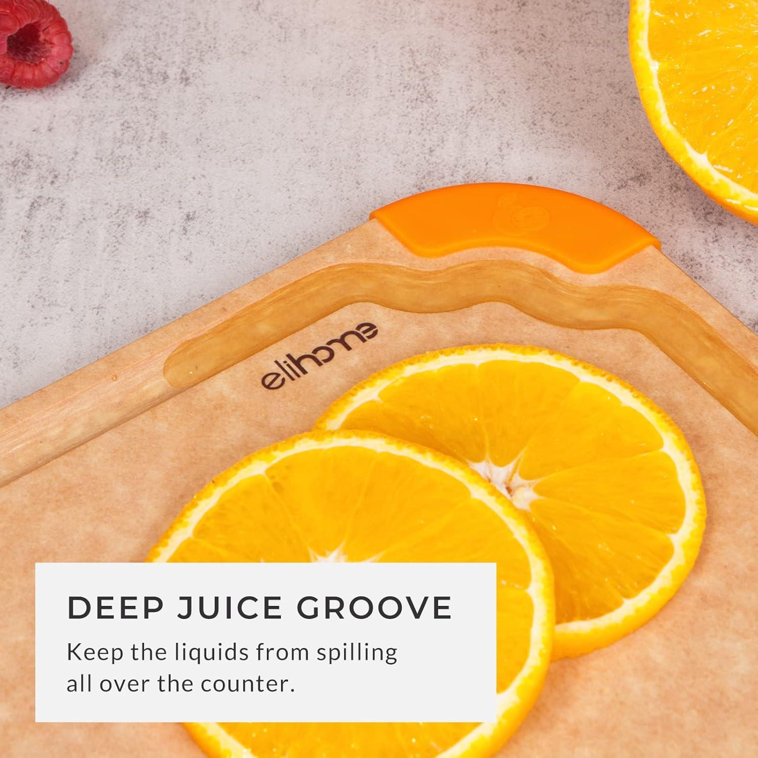 Conjunto de Tablas de Cortar Elihome 2 en 1 Antideslizantes