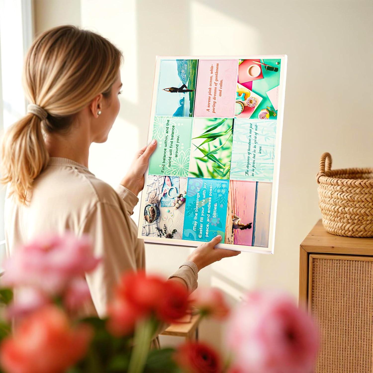 Kit de Tablero de Visión Dvobez 48x34cm - 270 Imágenes Inspiradoras