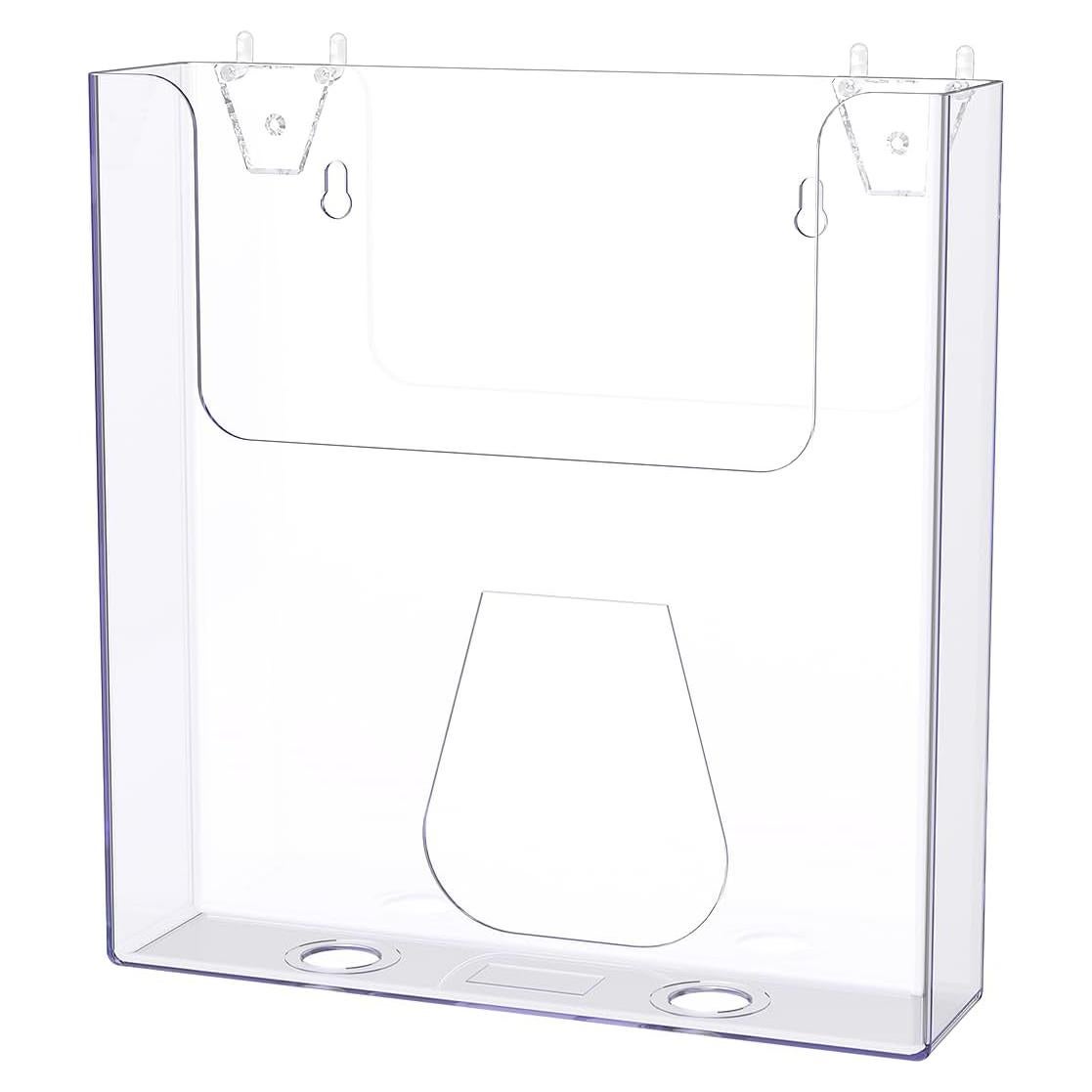 Soporte de Literatura Acrílico Transparente 22.9x25.4 cm Marketing Holders