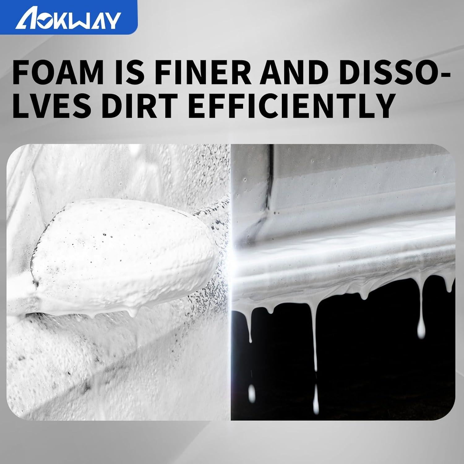 Pulverizador Eléctrico de Espuma Aokway 1.5L para Lavado de Autos