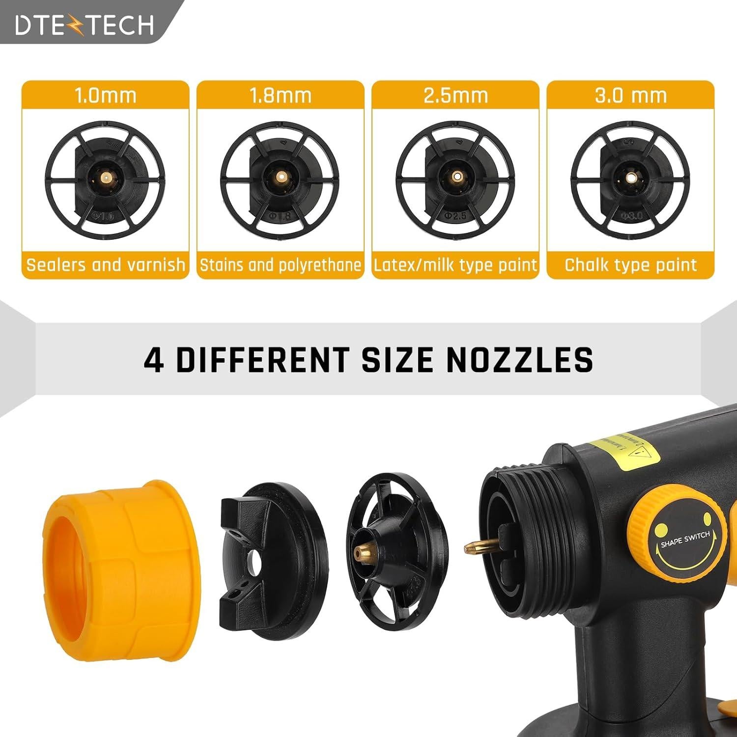 Pulverizador de pintura Dewalt 20V MAX HVLP 200W inalámbrico