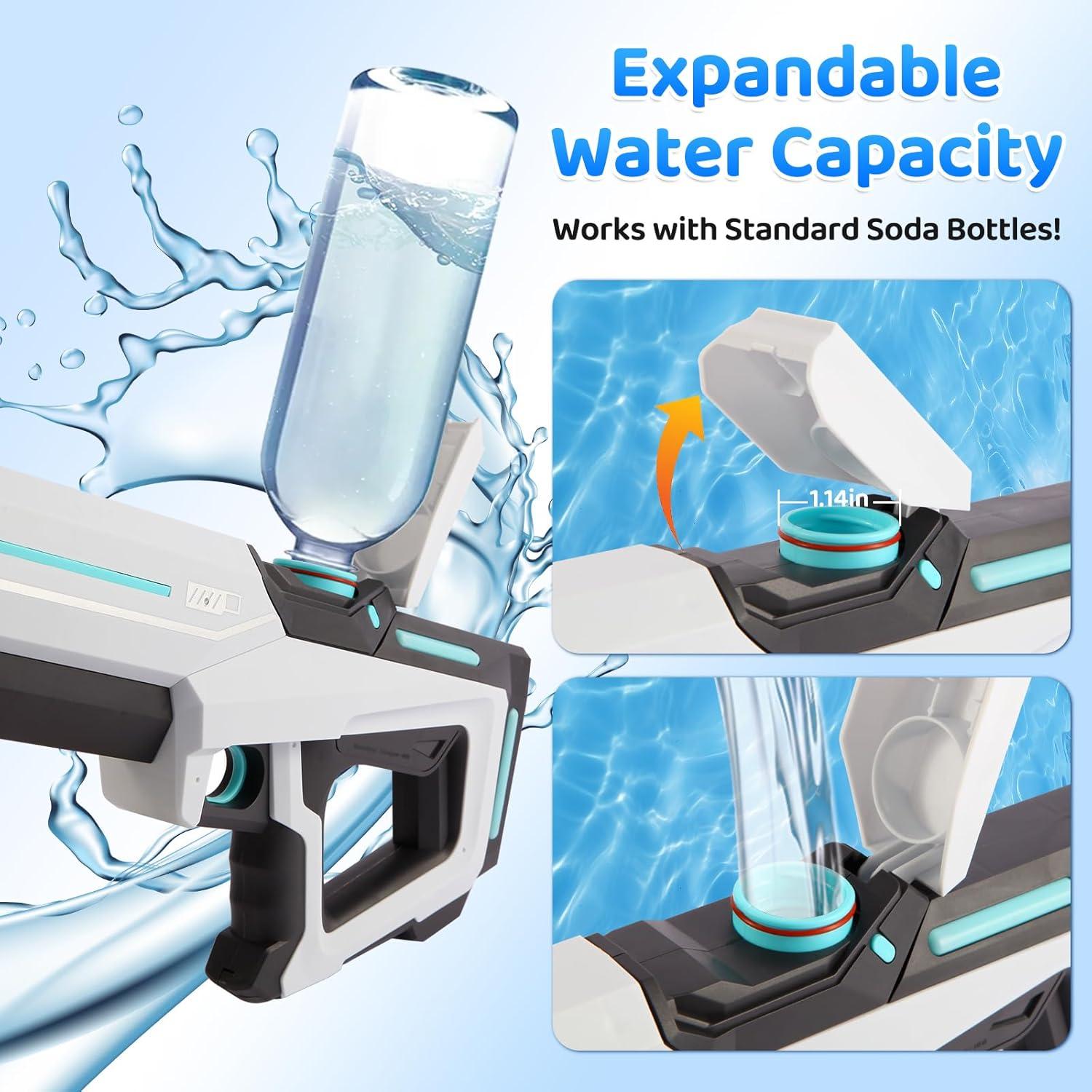 Pistola de Agua Eléctrica Nogevo con Auto-Succión y Rociado 9.75m