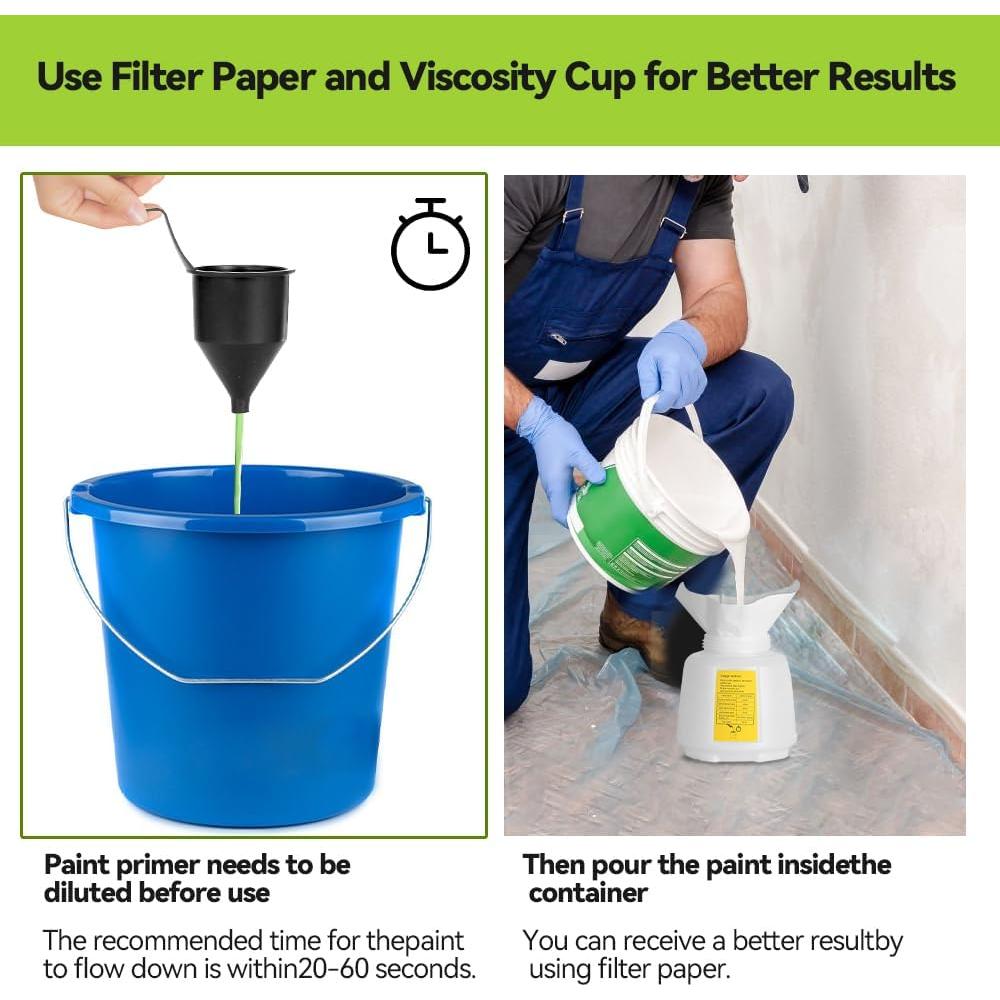 Pulverizador de pintura HVLP HaopkZapyr 200W 1000ml Inalámbrico