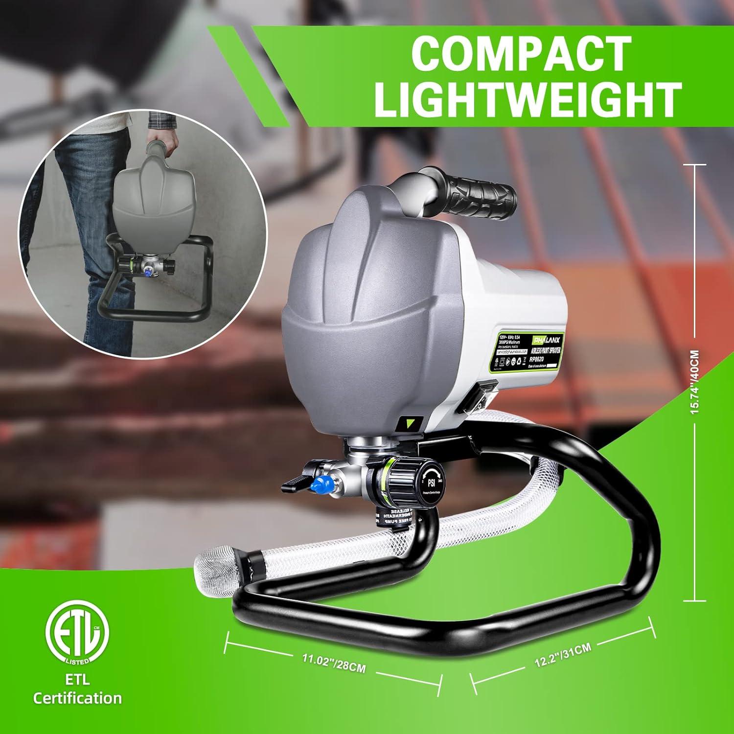 Pulverizador de pintura sin aire PHALANX RP8620 780W 3000PSI