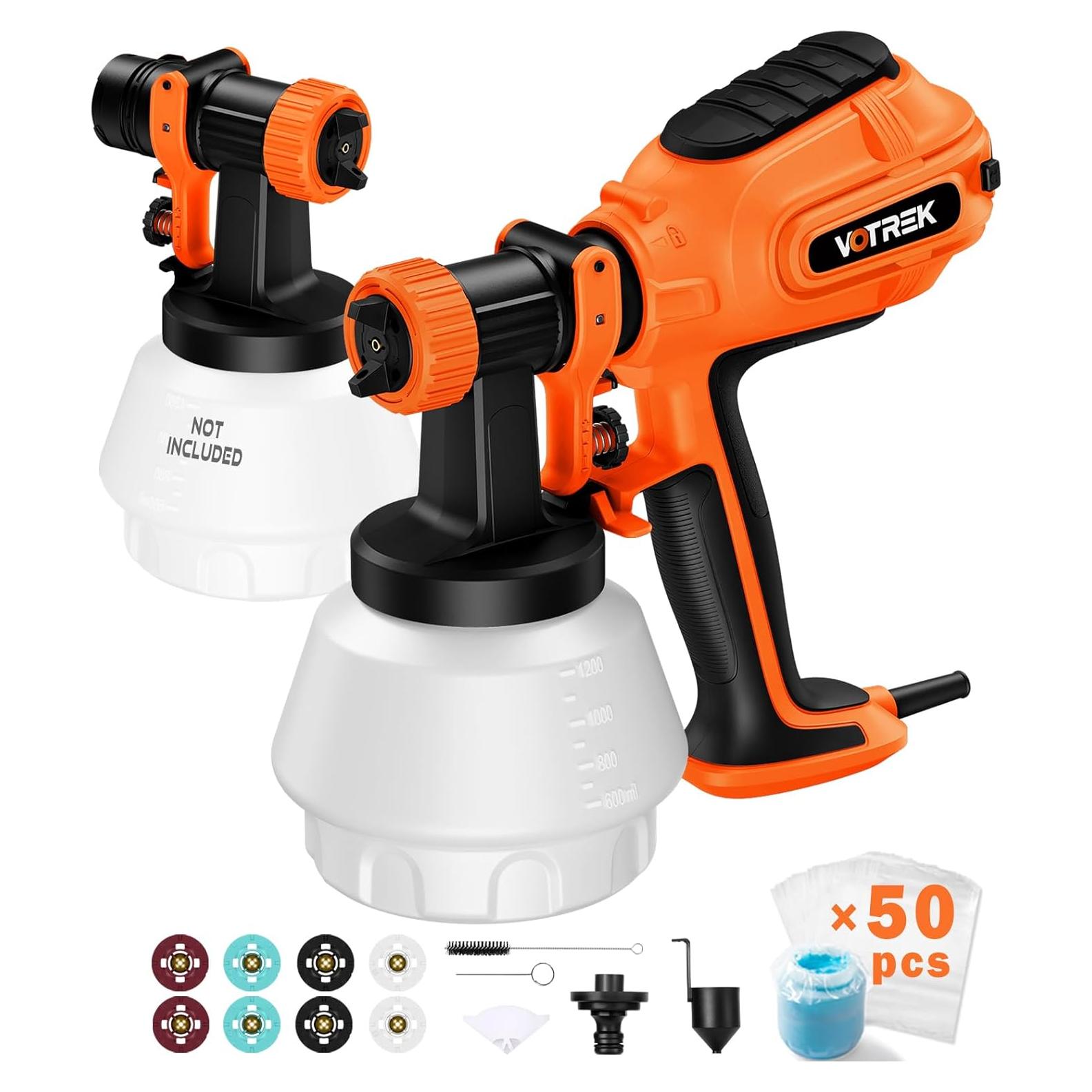 Pistola de Pulverización de Pintura VOTREK SPA8010 1200ml