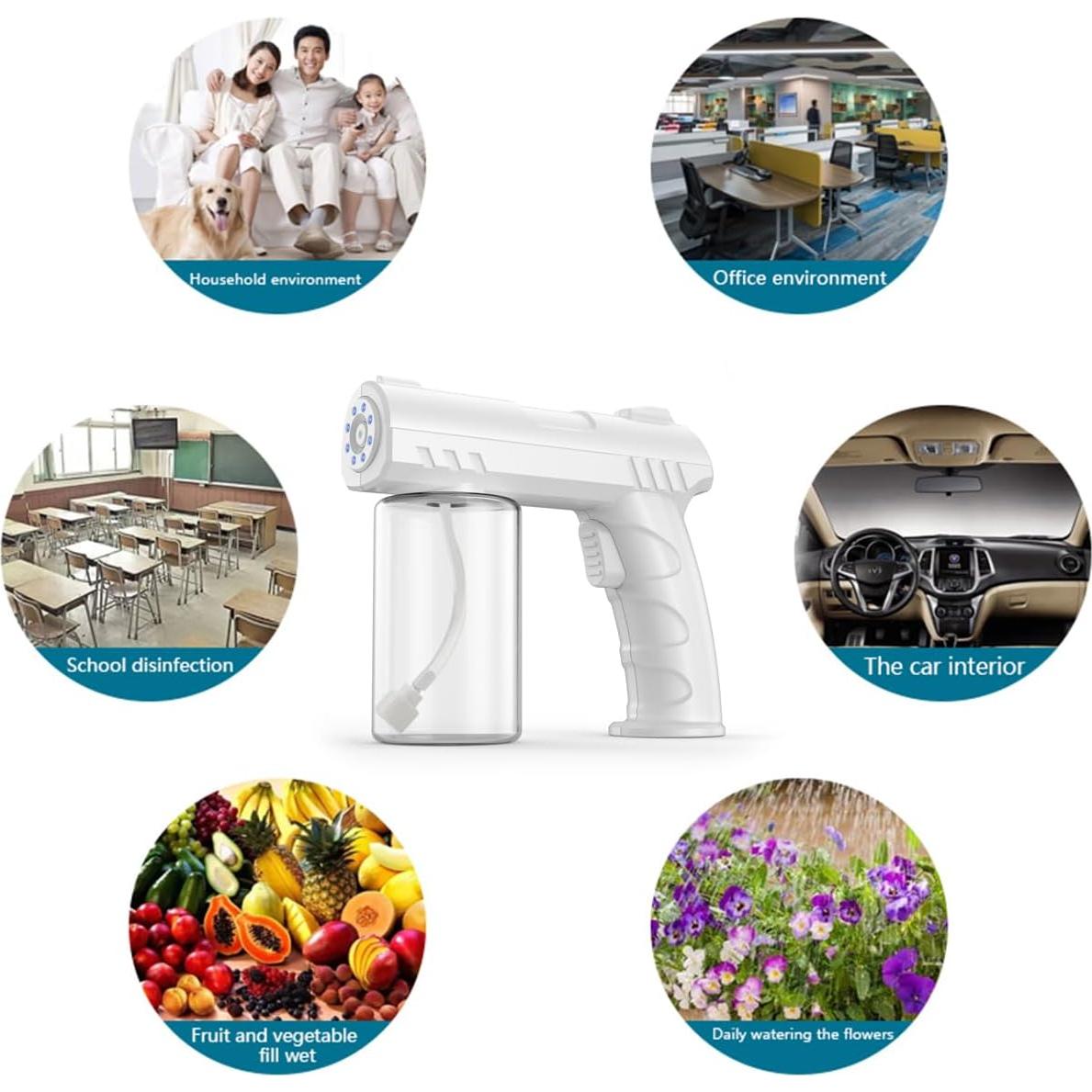 Atomizador Eléctrico de Mano Genérico K7 280ml Blanco