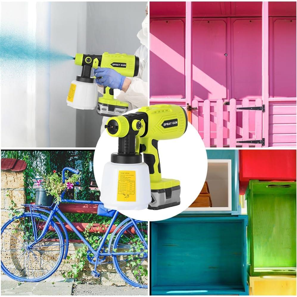 Pulverizador de Pintura Wexibryndl 200W para Batería Ryobi 18V