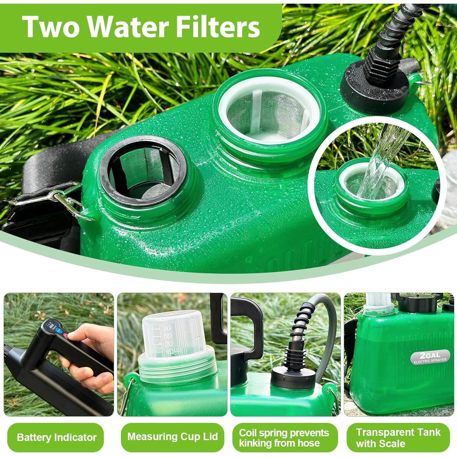 Pulverizador Eléctrico a Batería SideKing 7.57L 3 Niveles