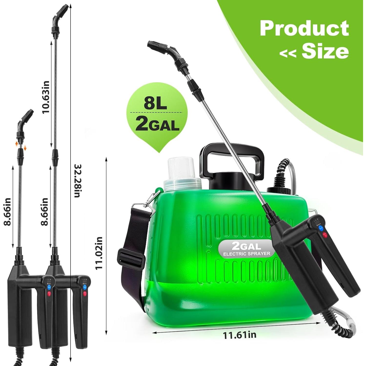 Pulverizador Eléctrico a Batería SideKing 7.57L 3 Niveles