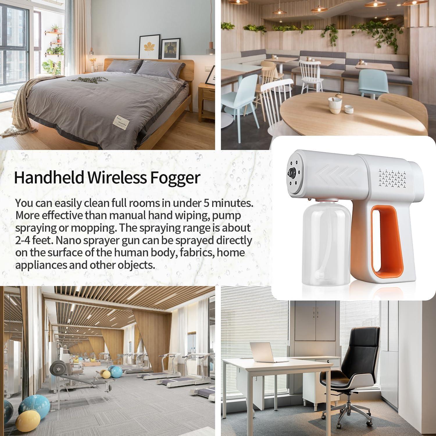 Nebulizador desinfectante portátil Svkipibe K5 380ml naranja