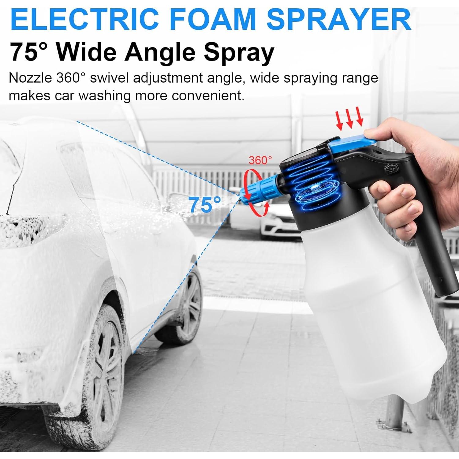 Pulverizador de Espuma Eléctrico Luney 1.5L para Autos