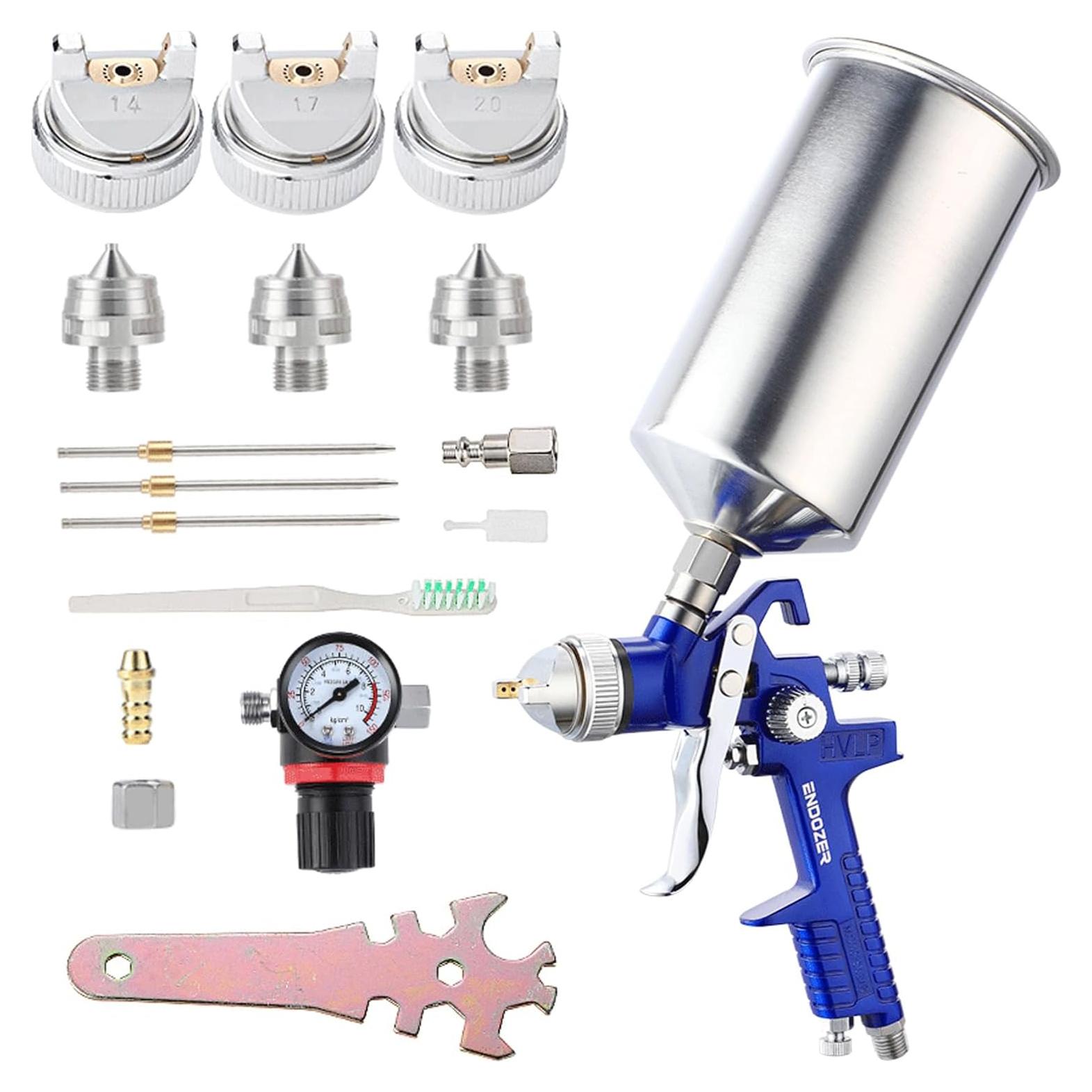 Pistola de Pulverización HVLP Endozer H827 1000cc 1.4/1.7/2.0mm