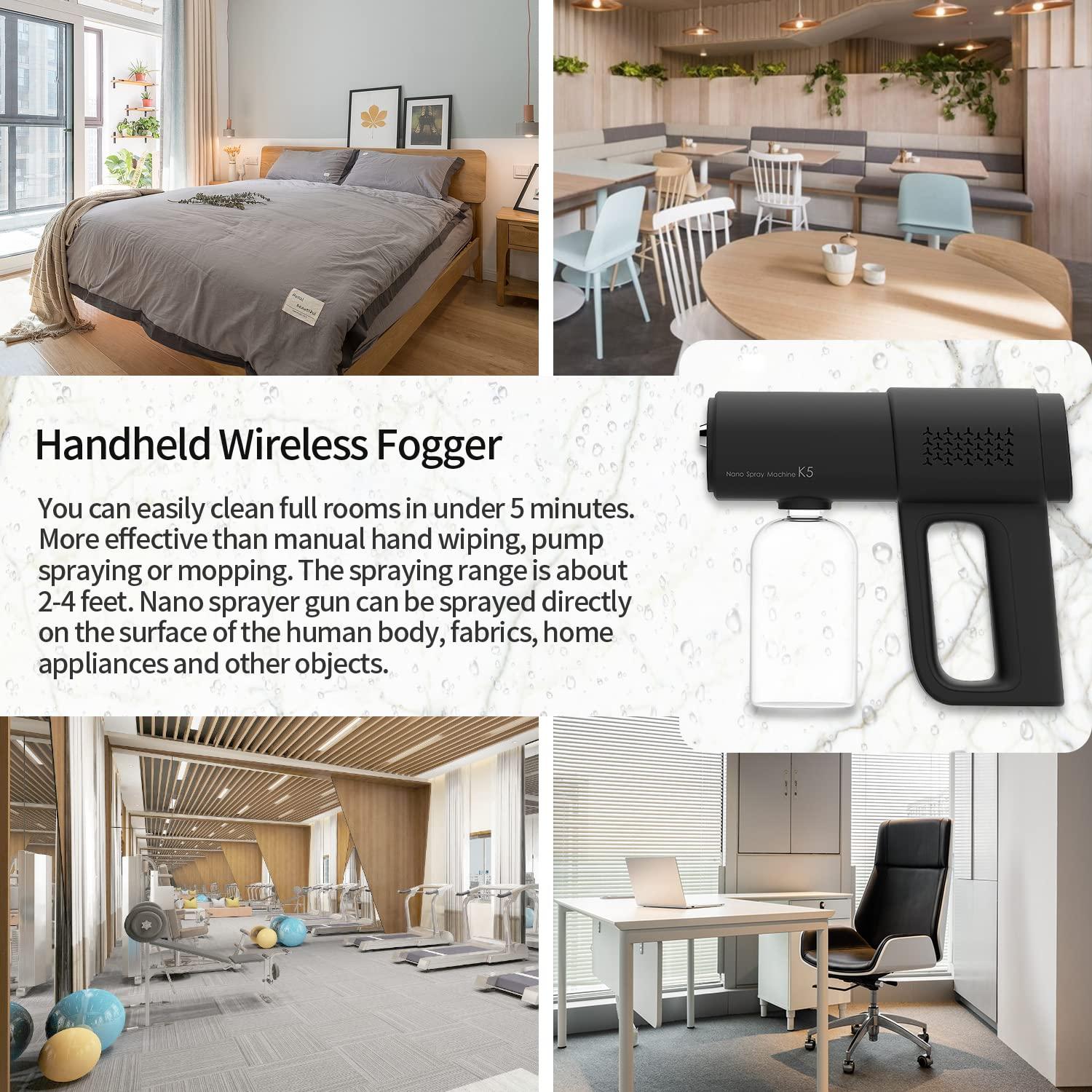 Nebulizador Desinfectante Inalámbrico Svkipibe K5 380ml