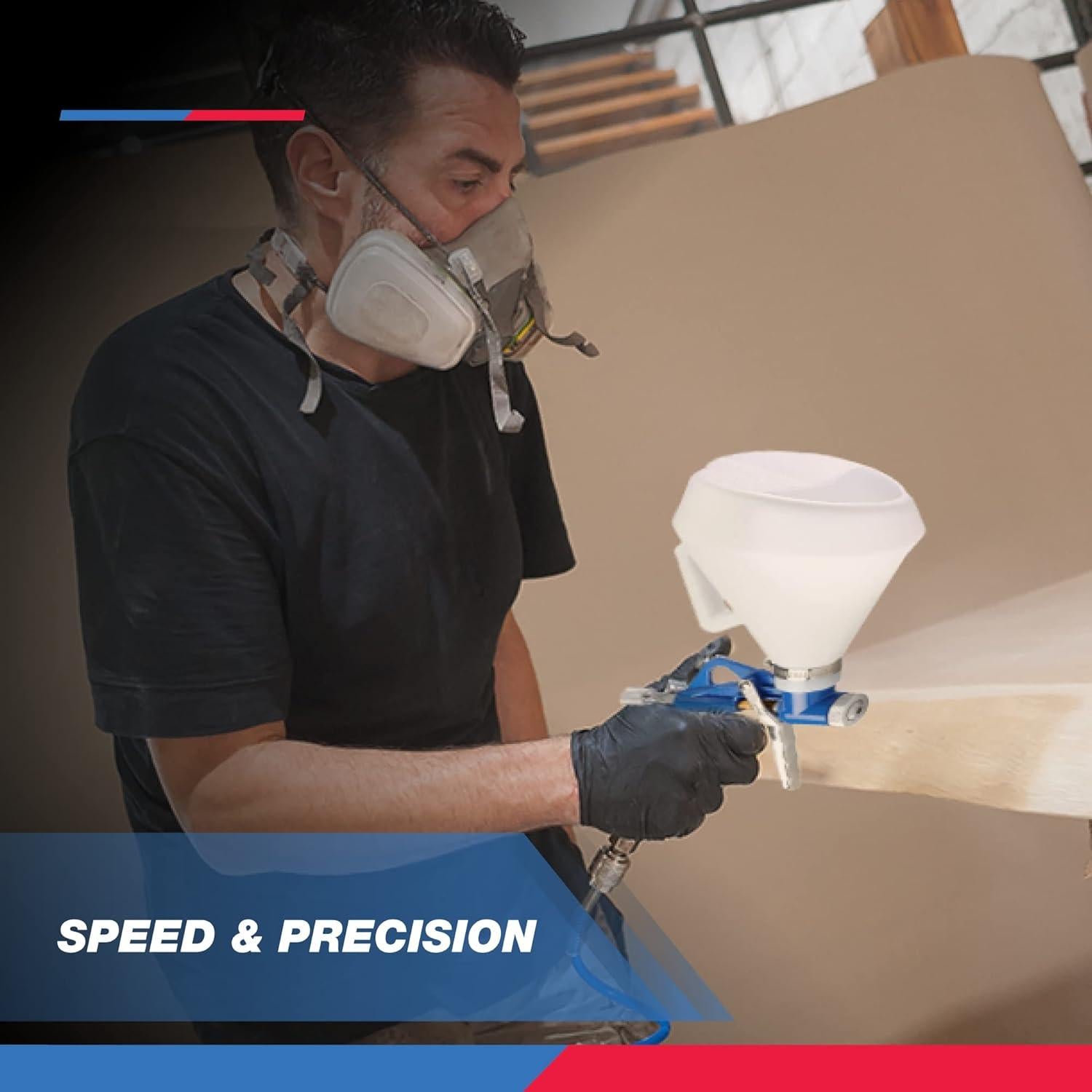 Pistola de Textura de Aire Hiltex 31229 5L 3 Boquillas