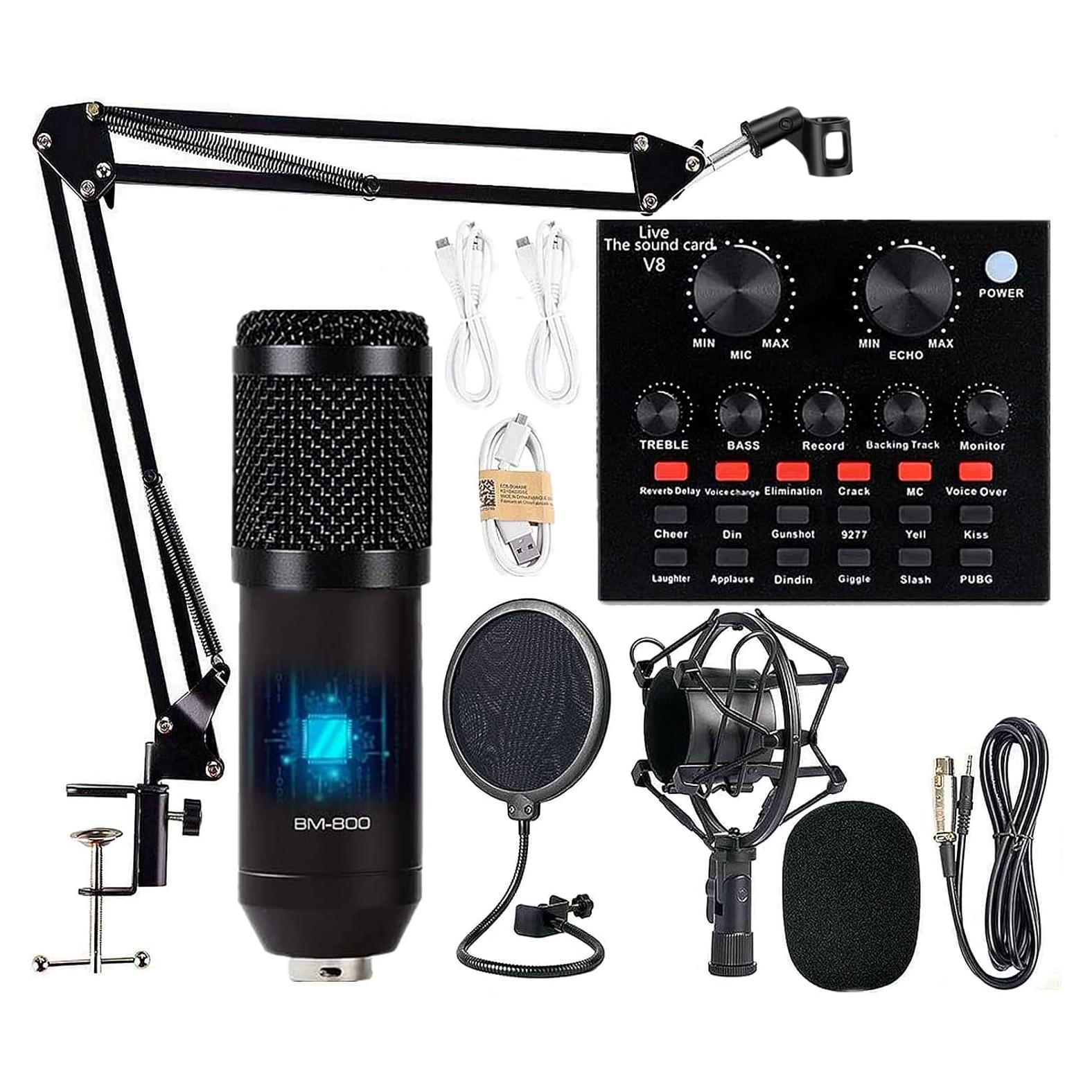 Kit de Podcast BM-800 CofeLife con Brazo y Filtro Antipop