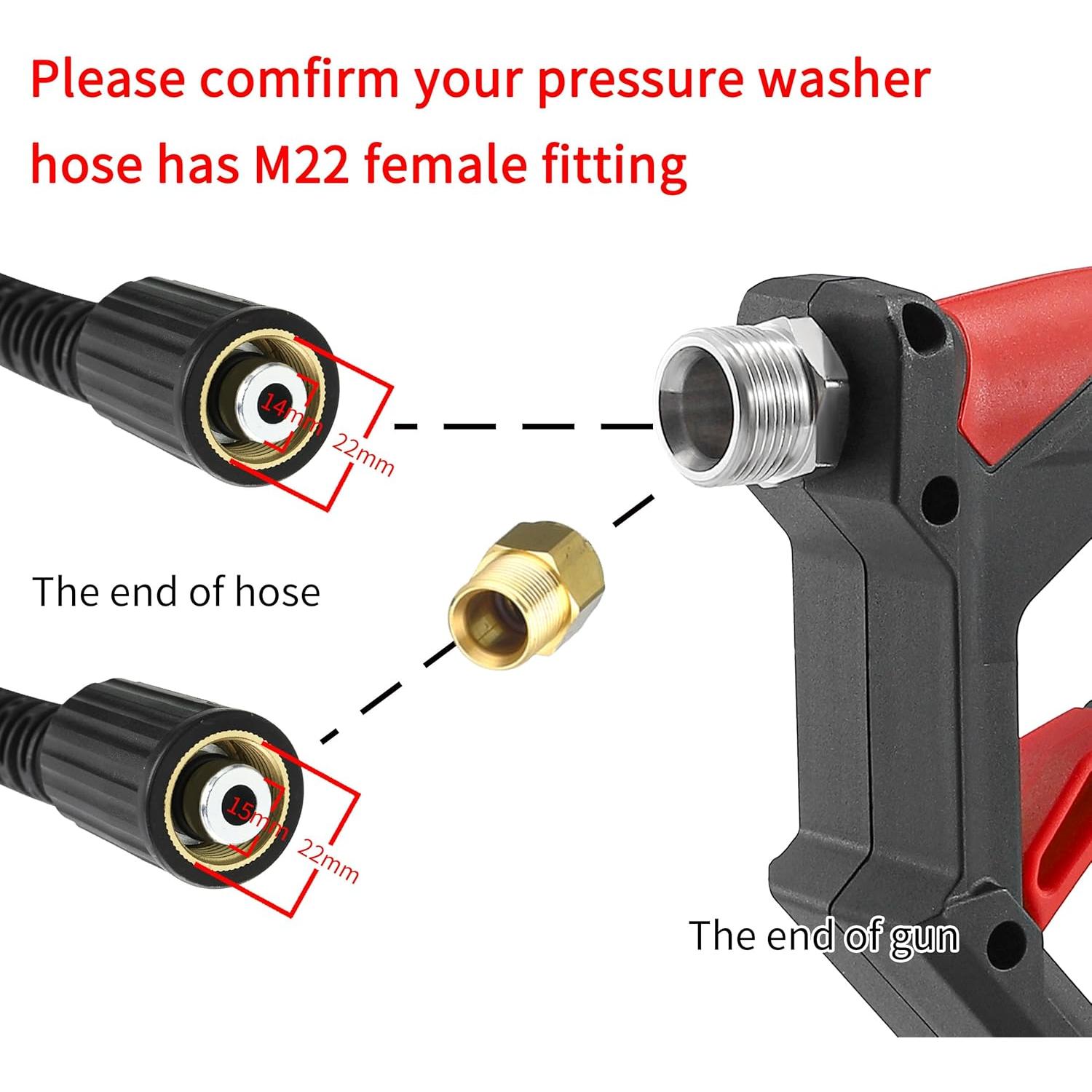Pistola de Lavado a Presión Tool Daily TD-001 con Caño de Espuma 1L