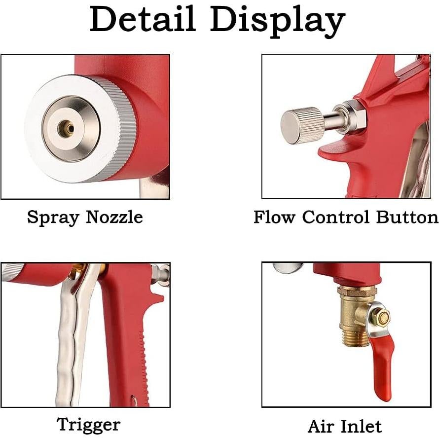 Pistola de Pulverización Joywayus Air Hopper 3L Amarillo