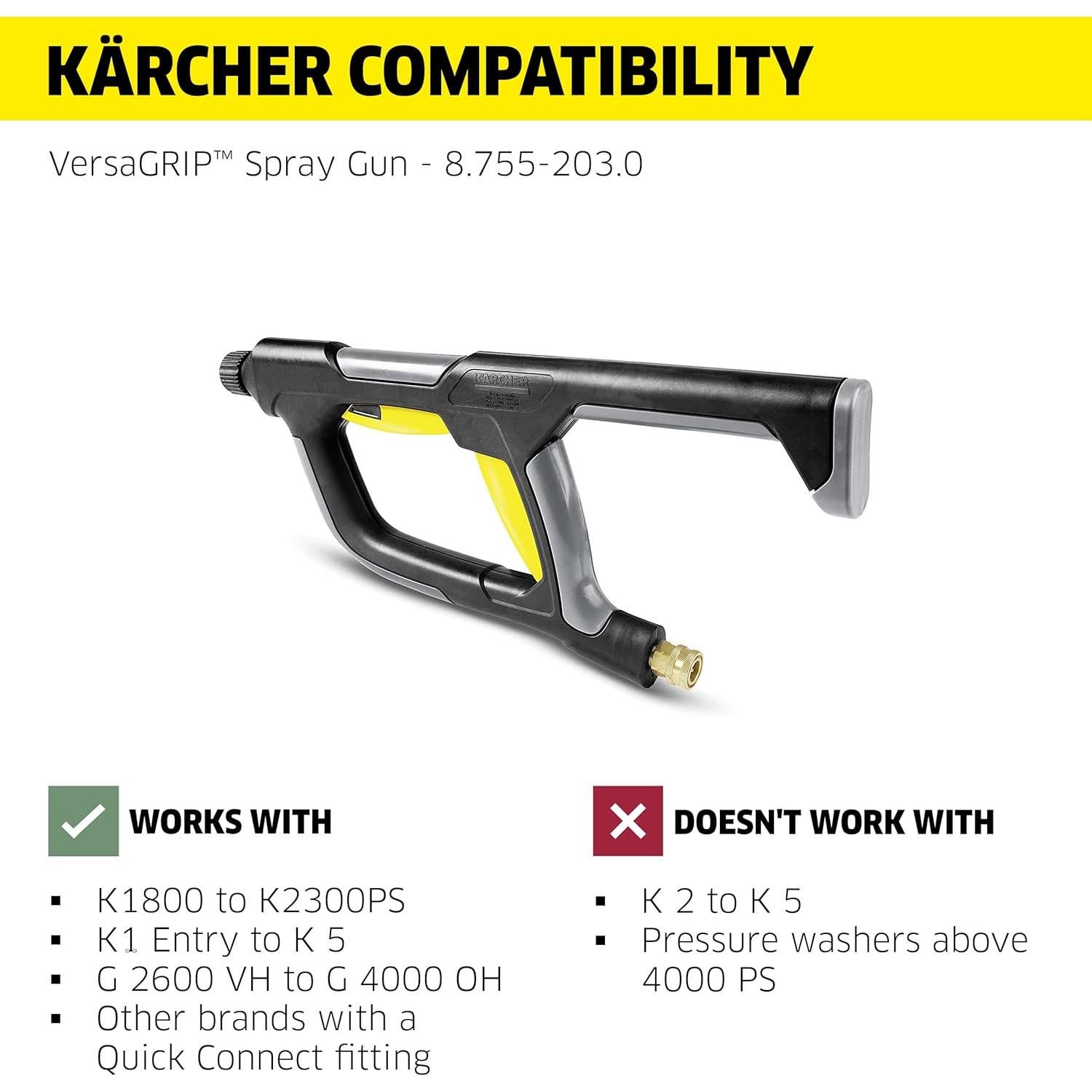 Pistola de Pulverización Karcher VersaGRIP 4000 PSI Ergonométrica