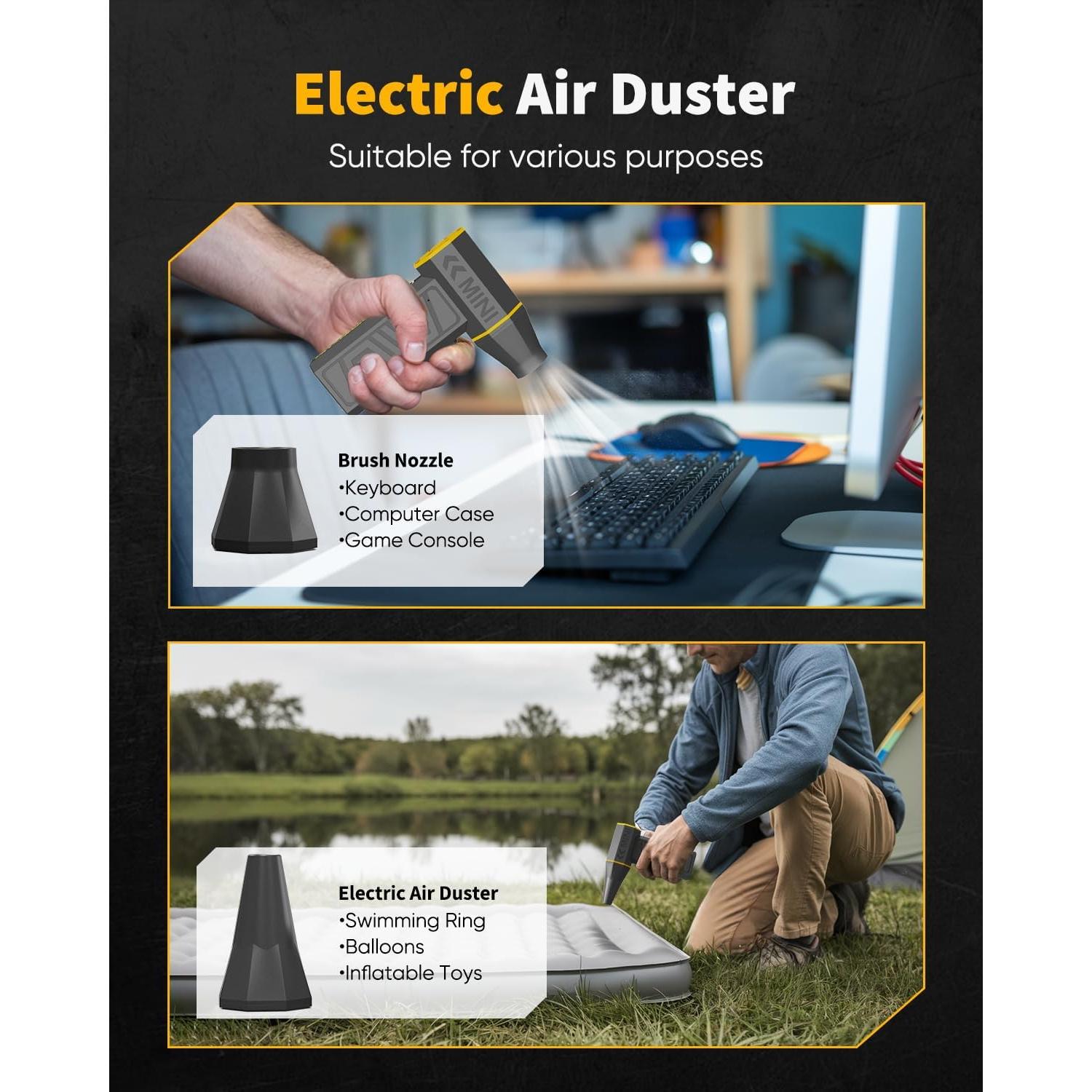 Soplador de Aire Comprimido Recargable NEVERLAND A500-CAD-9-135