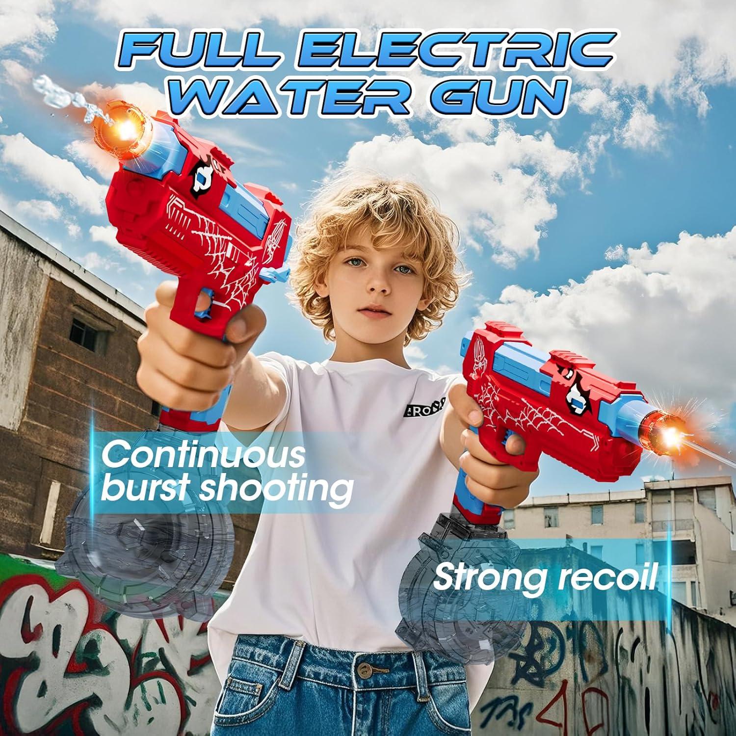 Pistola de Agua Eléctrica Fygurso M2016 500ml IP7 7.92m