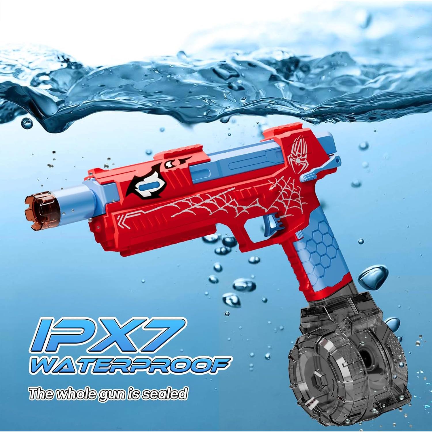 Pistola de Agua Eléctrica Fygurso M2016 500ml IP7 7.92m