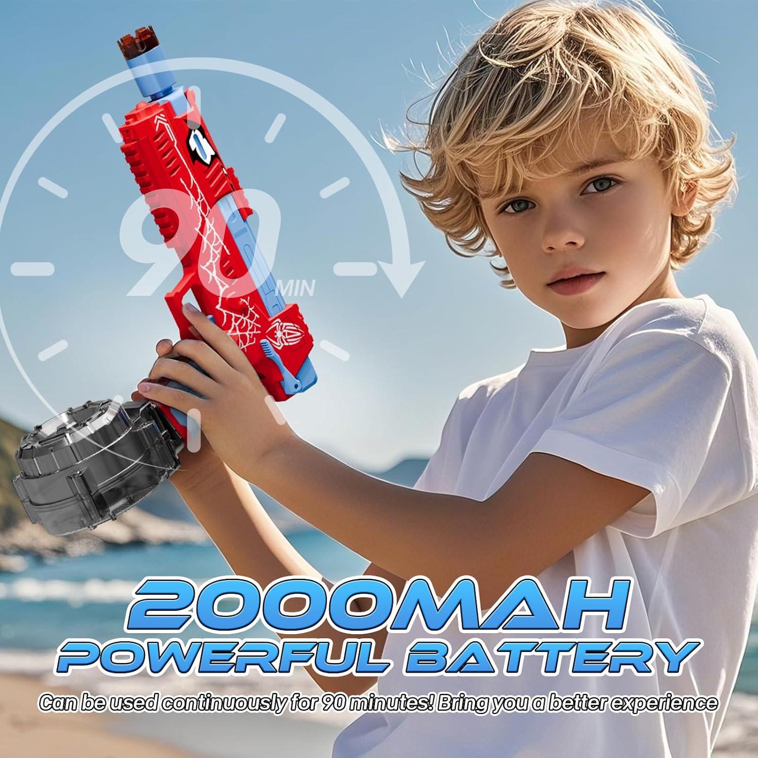 Pistola de Agua Eléctrica Fygurso M2016 500ml IP7 7.92m