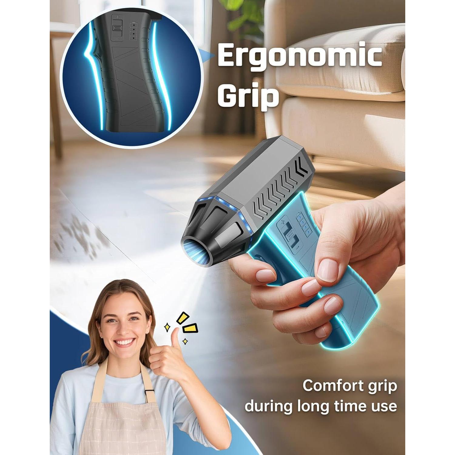 Soplador de Aire Comprimido Elecshion 300000 RPM Recargable