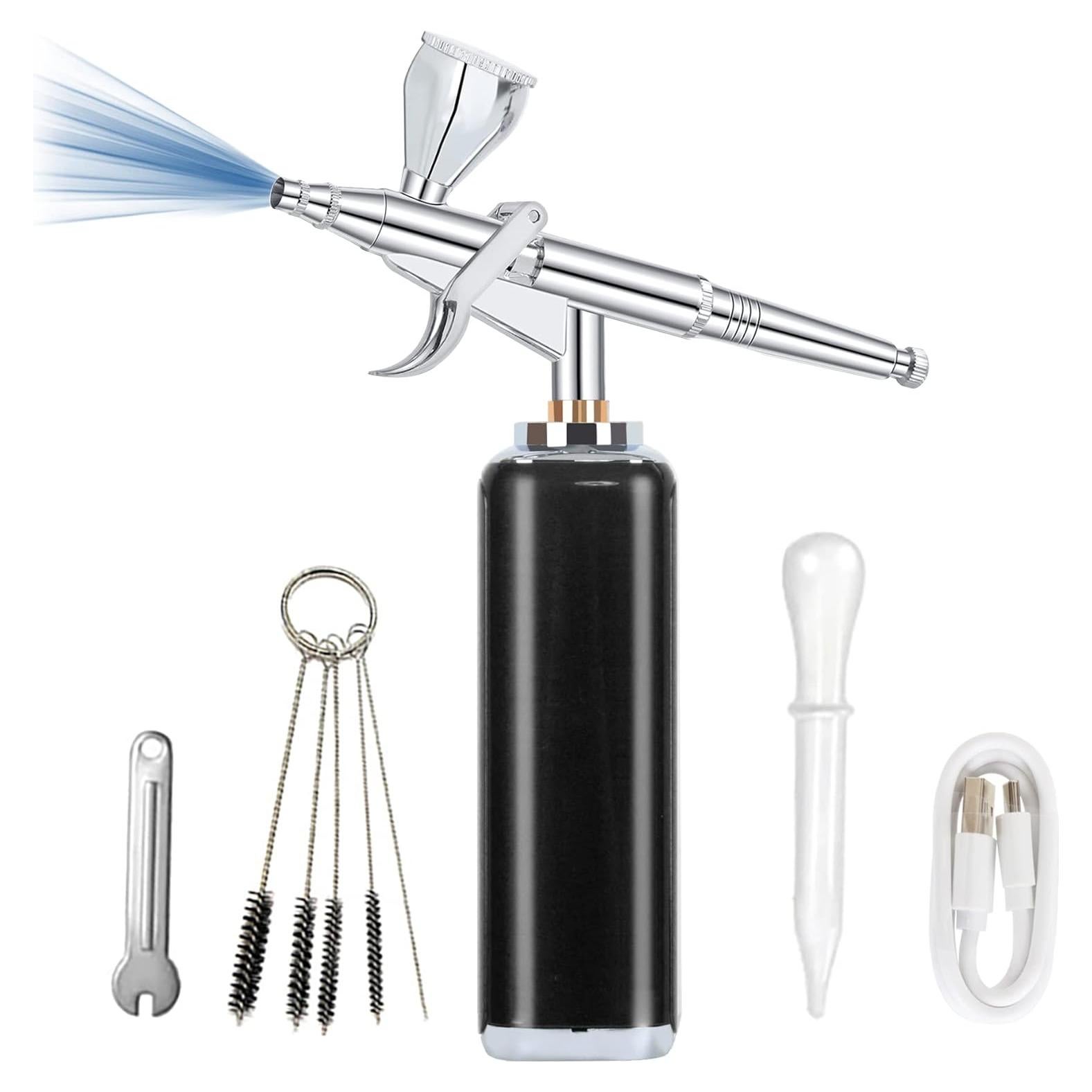 Kit de Aerógrafo Inalámbrico I-BEAUTEE con Compresor Portátil