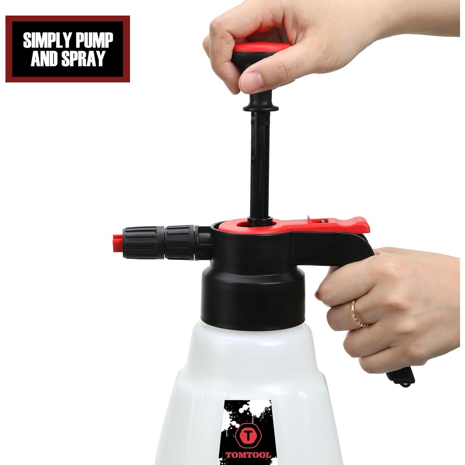 Pulverizador de Espuma Manual TOMTOOL RL23 1.8L para Lavado